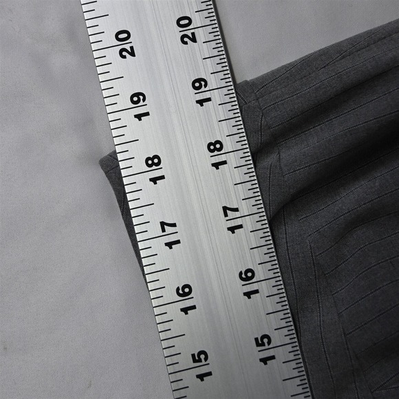 The Limited 14 Gray Stripe Stretch Womens Straight Pencil Skirt - Picture 6 of 8